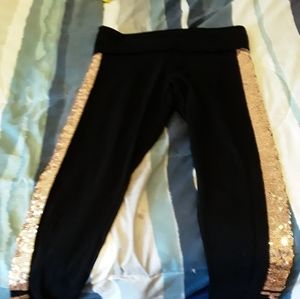 Pink bling leggings
